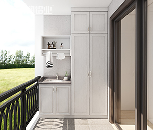 全铝家居,全铝阳台柜