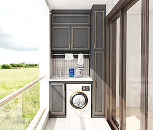 全铝家居,全铝阳台柜