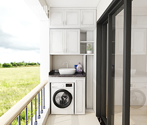 全铝家居,全铝阳台柜